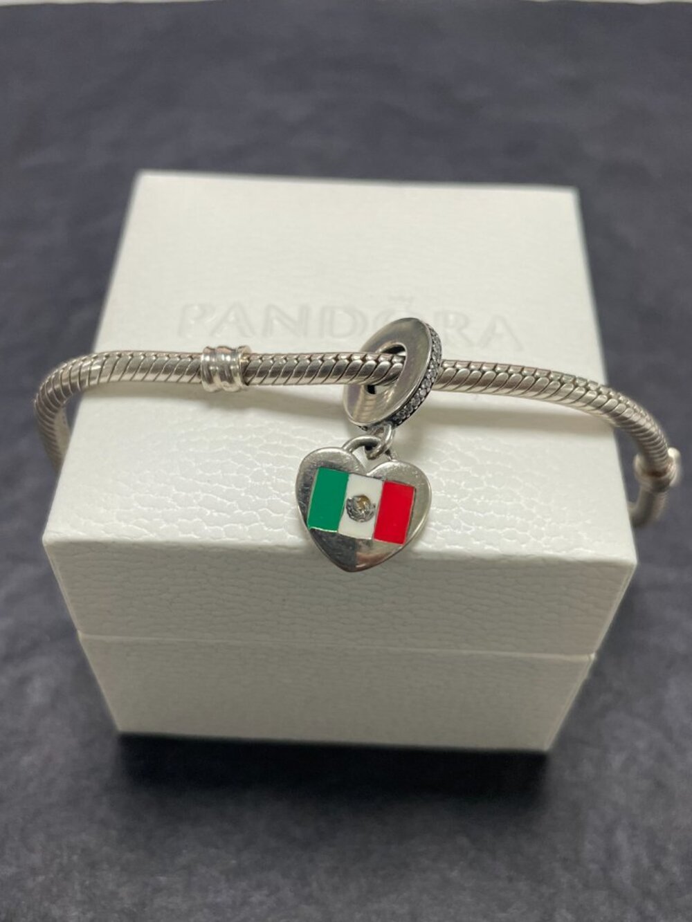 Original Pandora I love the Mexican flag charm - Picture 2 of 5